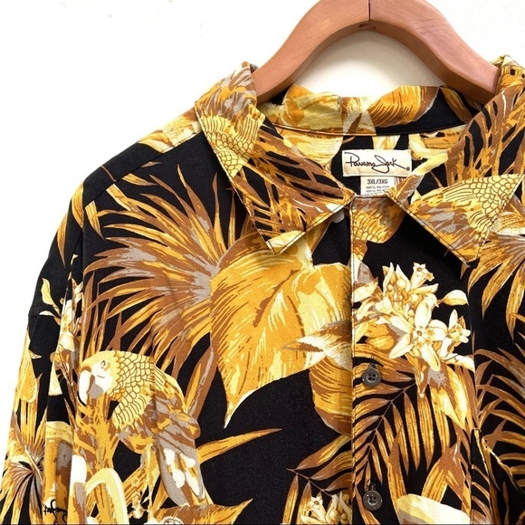 Panama Jack Hawaiian Tropical Beer Parrot Shirt, Size 3X - Picture 3 of 10